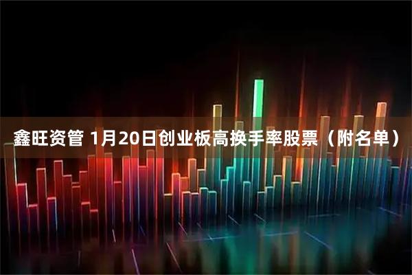 鑫旺资管 1月20日创业板高换手率股票（附名单）